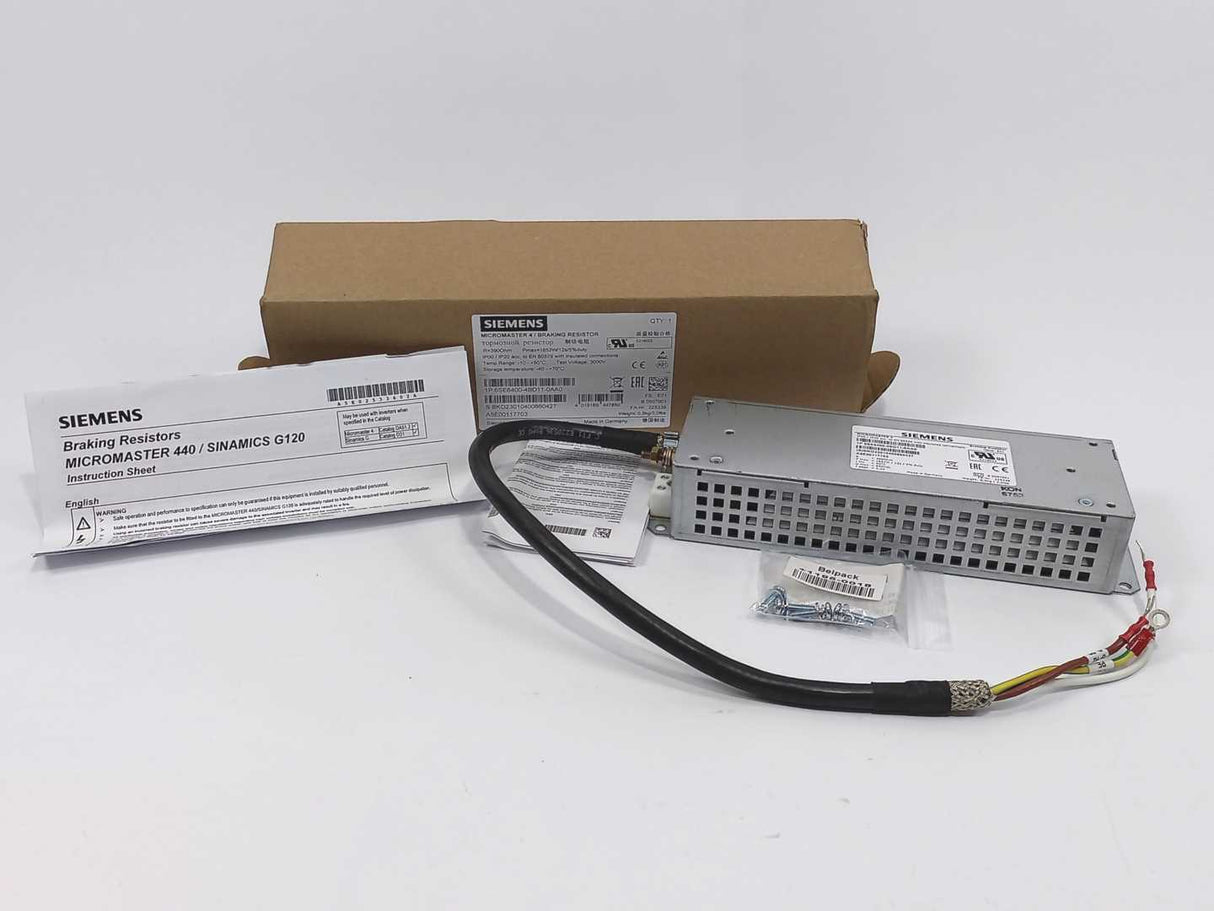 Siemens 6SE6400-4BD11-0AA0 MICROMASTER 4 Braking Resistor