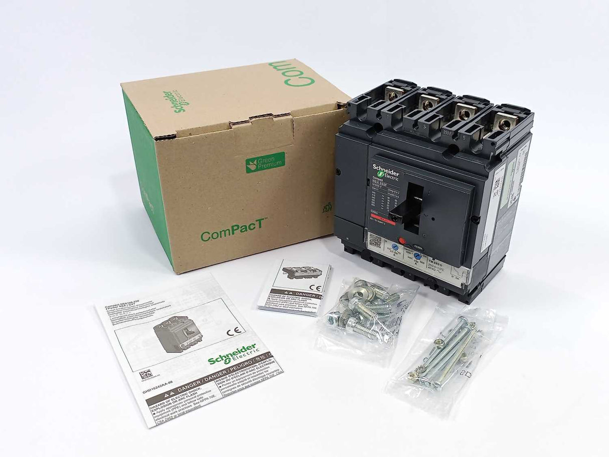 Schneider Electric LV431650 Circuit Breaker ComPact NSX250F, 36 kA at 415 VAC