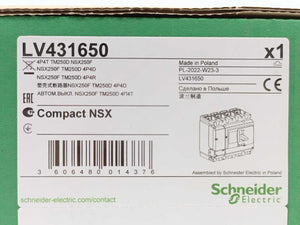 Schneider Electric LV431650 Circuit Breaker ComPact NSX250F, 36 kA at 415 VAC