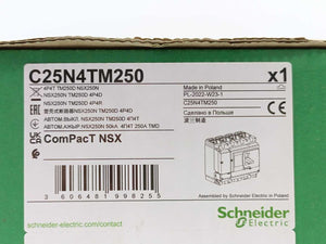 Schneider Electric C25N4TM250 Circuit breaker, ComPacT NSX250N, 50kA/415VAC