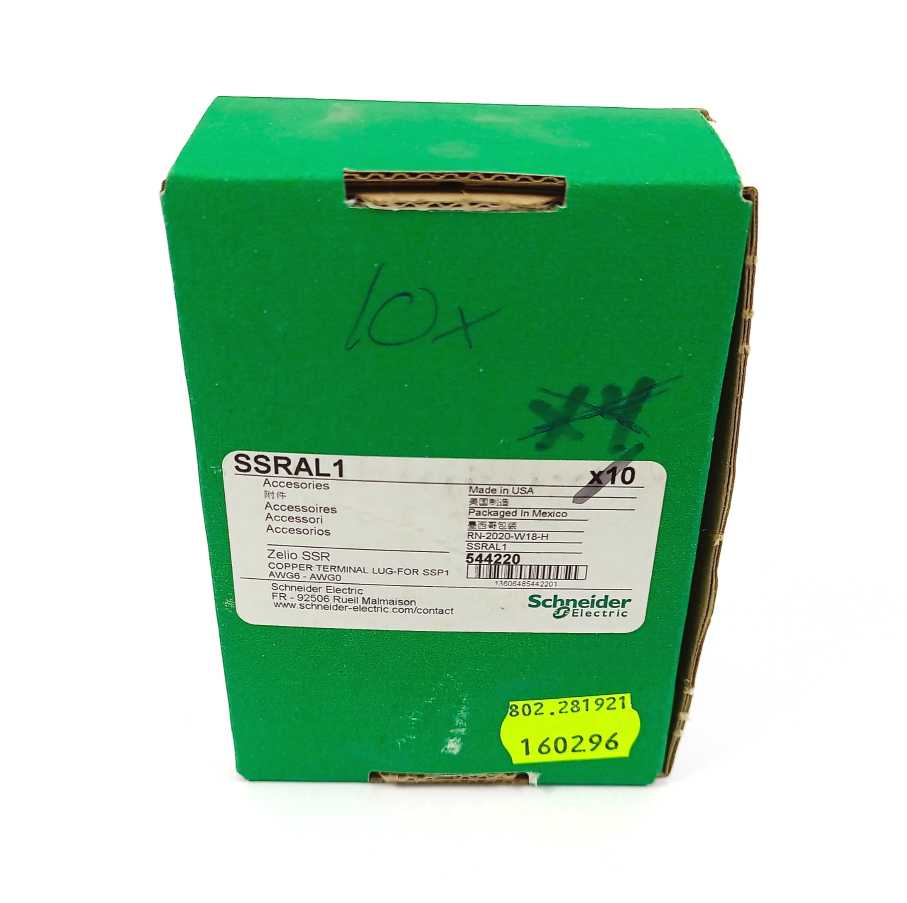 Schneider Electric SSRAL1 Harmony Solid State Relays 10 Pcs. Batch