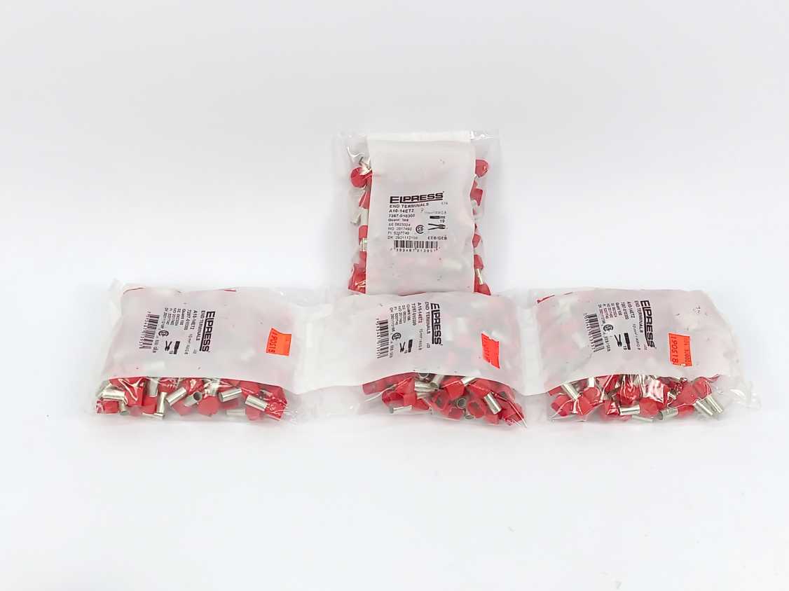 ELPRESS 7287-010300 A10-14ET2 TWIN Terminal Tube 400 Pcs. Batch