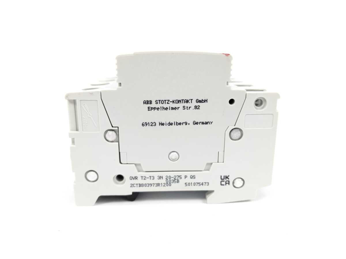ABB 2CTB803973R1200 OVR T2-T3 3N 20-275 P QS Surge Protective Device
