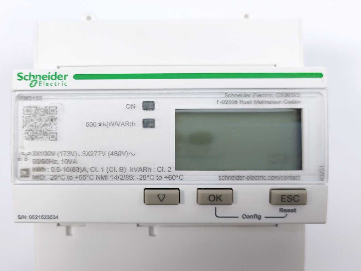Schneider Electric A9MEM3155 3 Phase Energy Meter