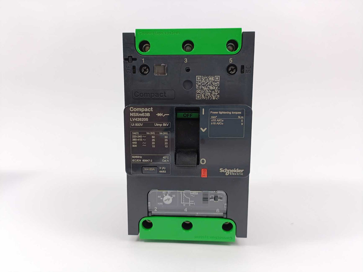 Schneider Electric LV426205 ComPact NSXm63B Circuit Breaker