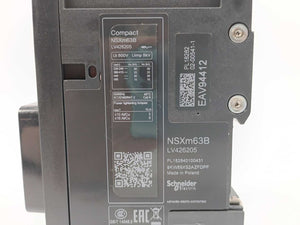 Schneider Electric LV426205 ComPact NSXm63B Circuit Breaker
