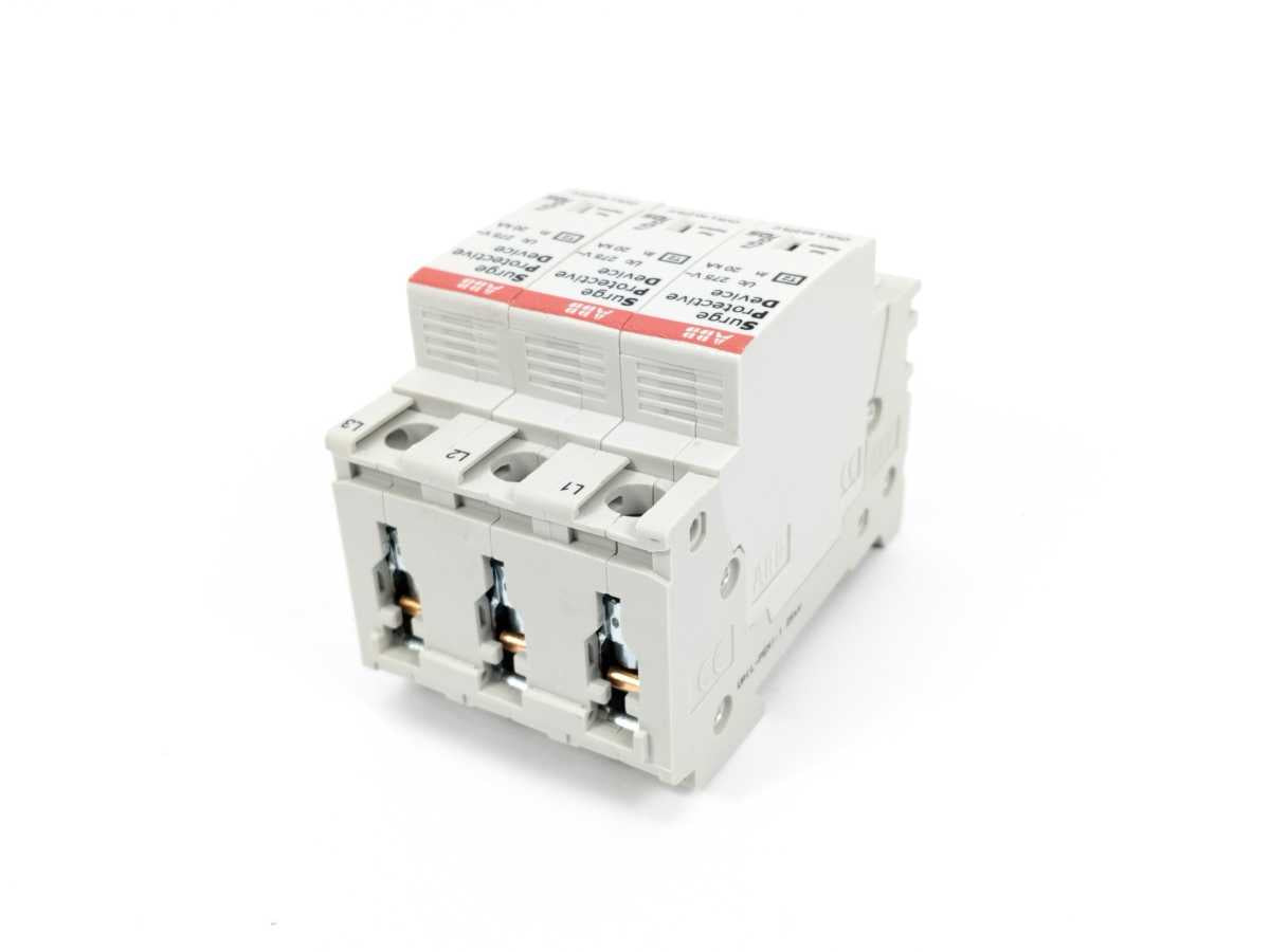 ABB OVR T2 3L 40-275 P QS w/ OVR L 40-275 C Surge Protective Device
