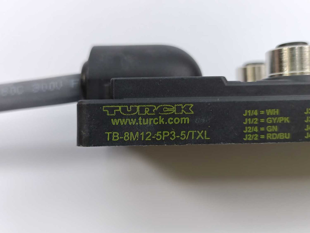 Turck 6611954 TB-8M12-5P3-5/TXL Passive Actuator/Sensor Box