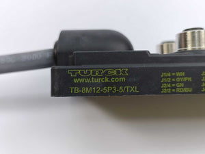 Turck 6611954 TB-8M12-5P3-5/TXL Passive Actuator/Sensor Box