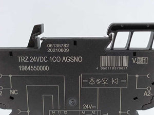 Weidmüller 1984550000 TRZ 24VDC 1CO AGSNO Relay Module Batch 10pcs.