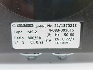 Noratel 4-083-001615 MS-2 Current Transformer 800/5A Batch 3 Pcs.