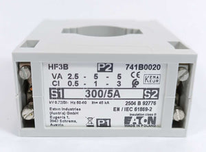 Eaton 741B0020 Through-Feed Current Transformer, 300 A / 5 A