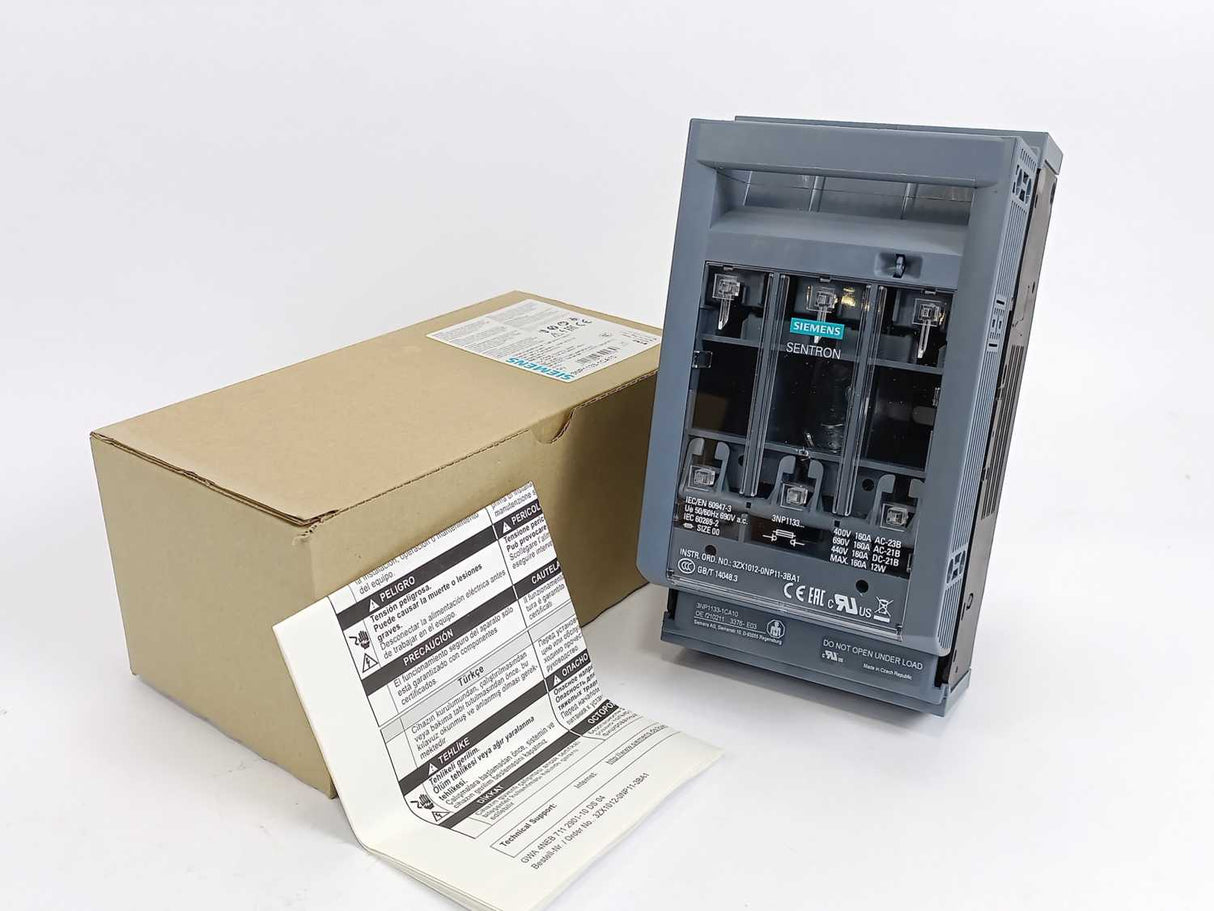Siemens 3NP1133-1CA10 SENTRON Fuse Switch Disconnector