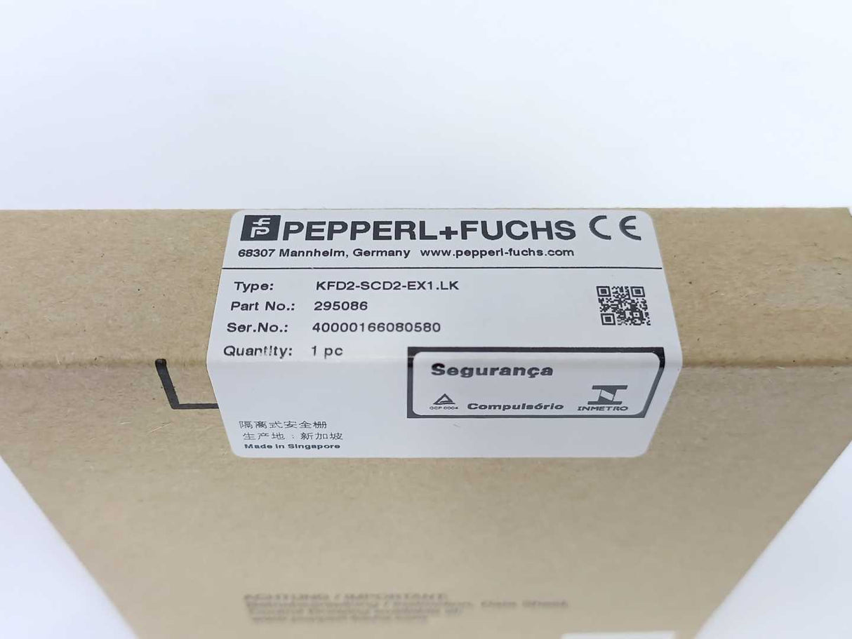 Pepperl+Fuchs 295086 KFD2-SCD2-EX1.LK Safety Barrier