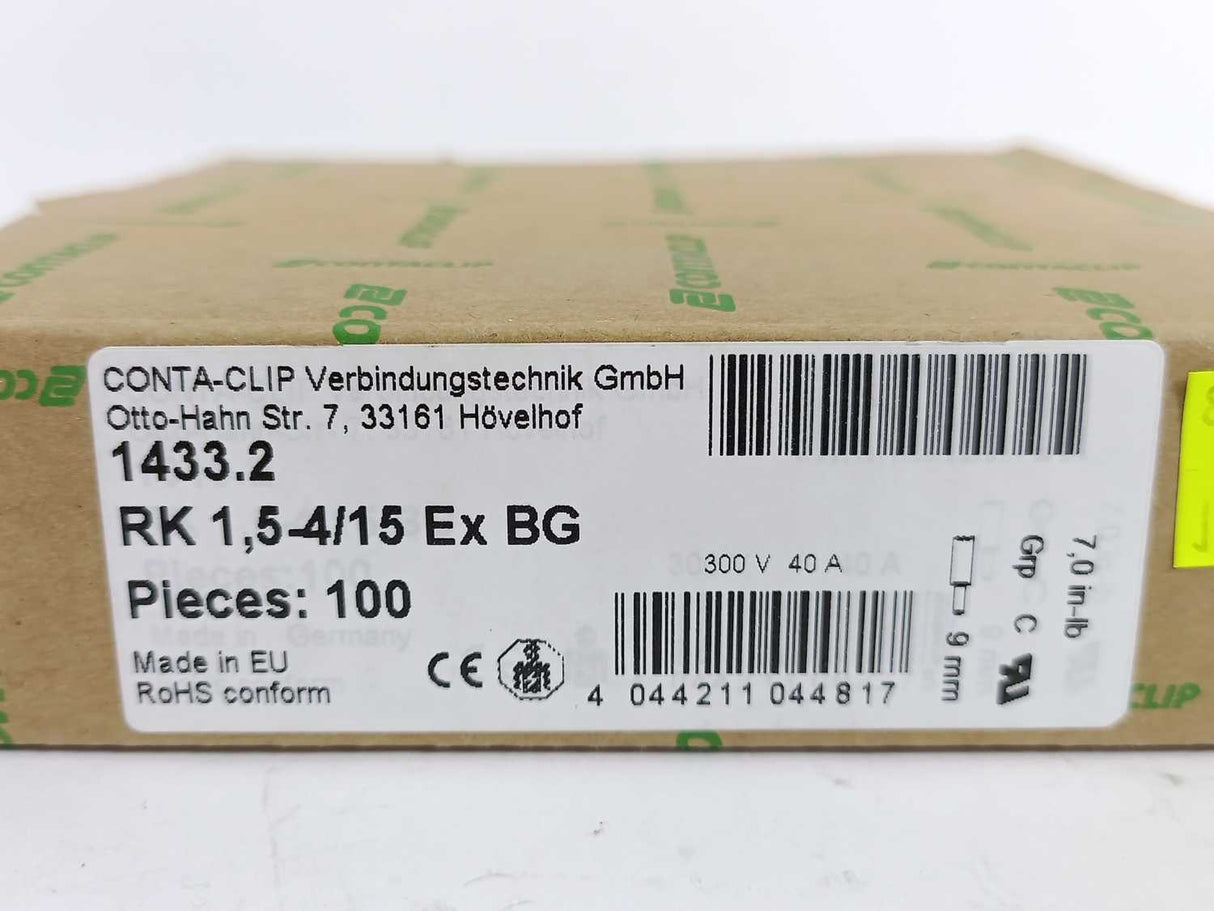 Contaclip 1433.2 RK 1,5-4/15 Ex BG