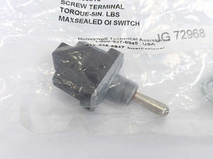 Honeywell MFG 91929 Screw Terminal Maxsealed OI Micro-Switch