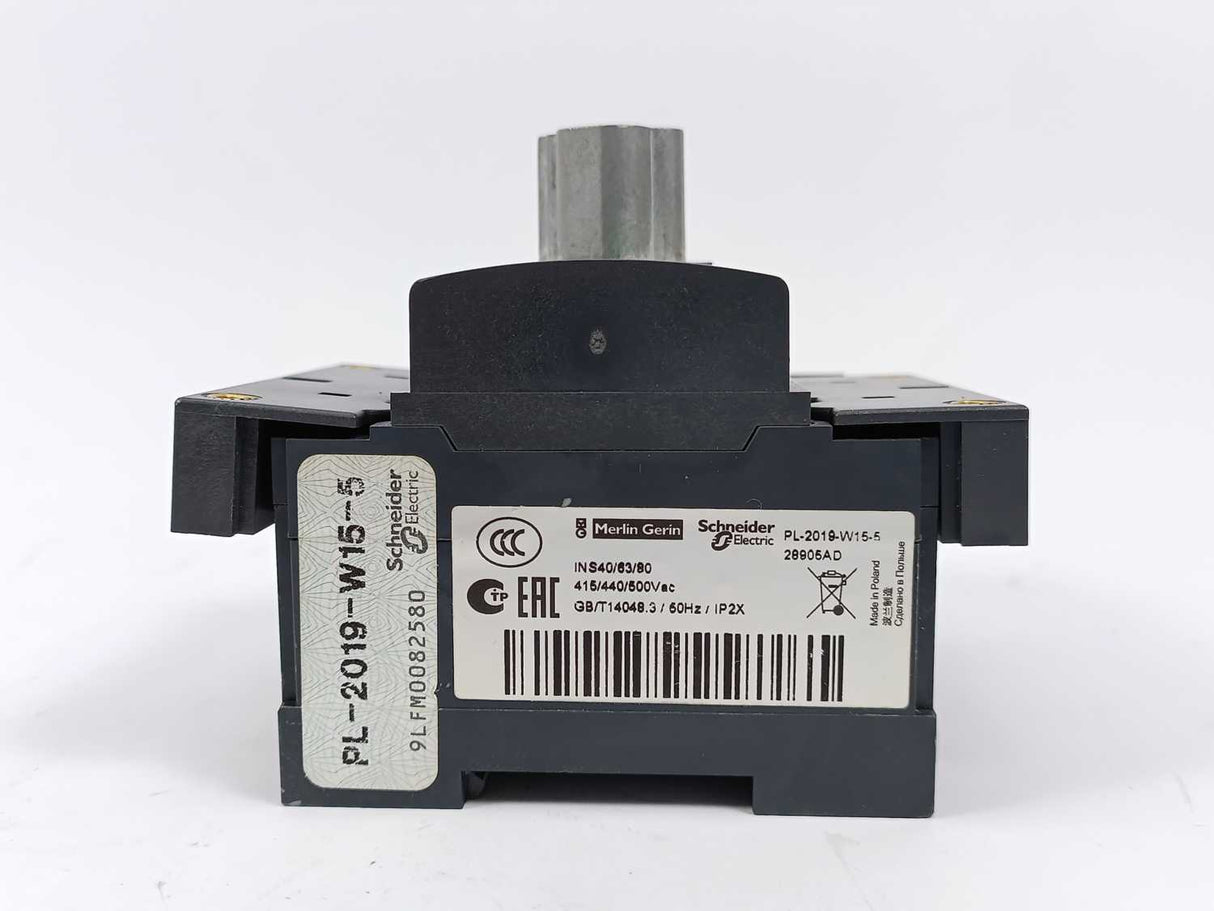 Schneider Electric INS80 Compact Switch with Accessories, not used just mounted