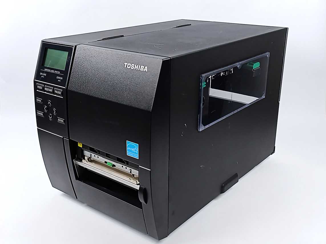 Toshiba B-EX4T2-TS12-QM-R Barcode Label Printer 100-240V~