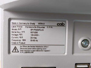 Brady BP-PR300 PLUS Label Printer W/ 2x Rolls of Labels