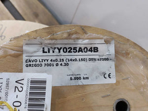 Liyy 337004002 4x0.25 mm2 Grey 500Meter