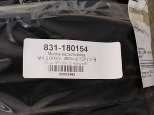 Nexans MX 1x4RF 0,6/1KV BK 1x4mm2 sold on meter.