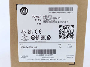AB 25B-E4P2N104 Ser. A PowerFlex 525 2.2kW (3Hp) AC Drive