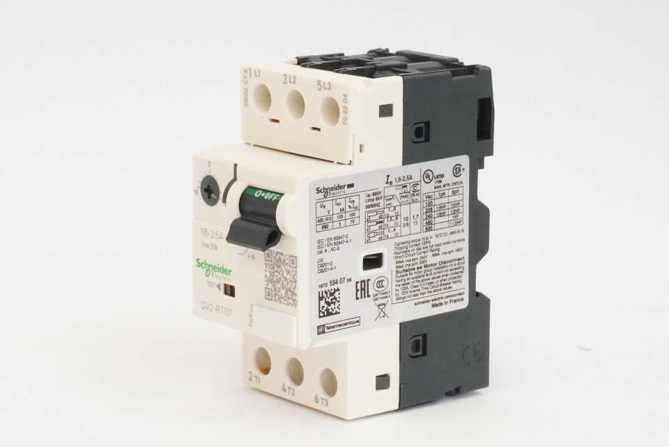 Schneider Electric GV2-RT07 GV2-RT07 Motor Protection Circuit Breaker