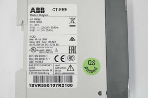 ABB 1SVR550107R2100 CT-ERE Electronic On Delay Time Relay