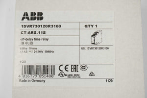 ABB 1SVR730120R3100 CT-ARS.11S Off-Delay Time Relay