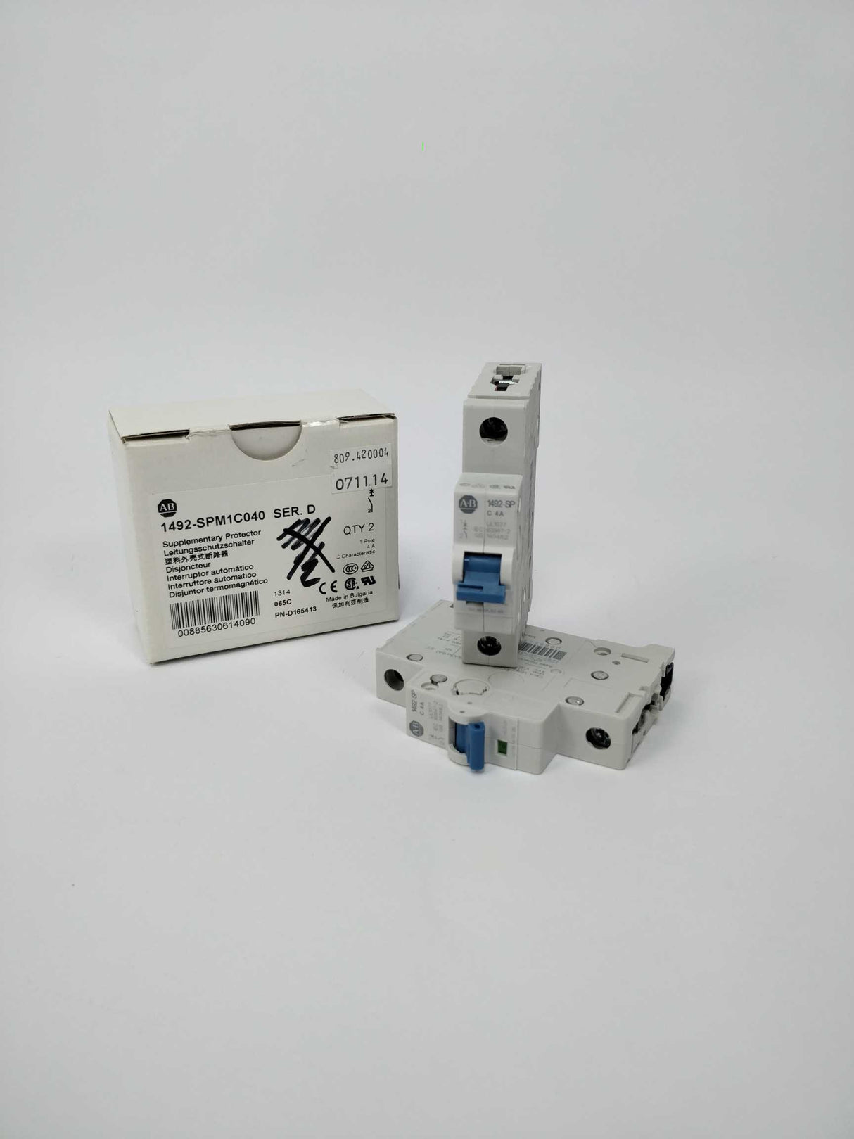 ALLEN-BRADLEY 1492-SPM1C040 SER.D Supplementary Protector