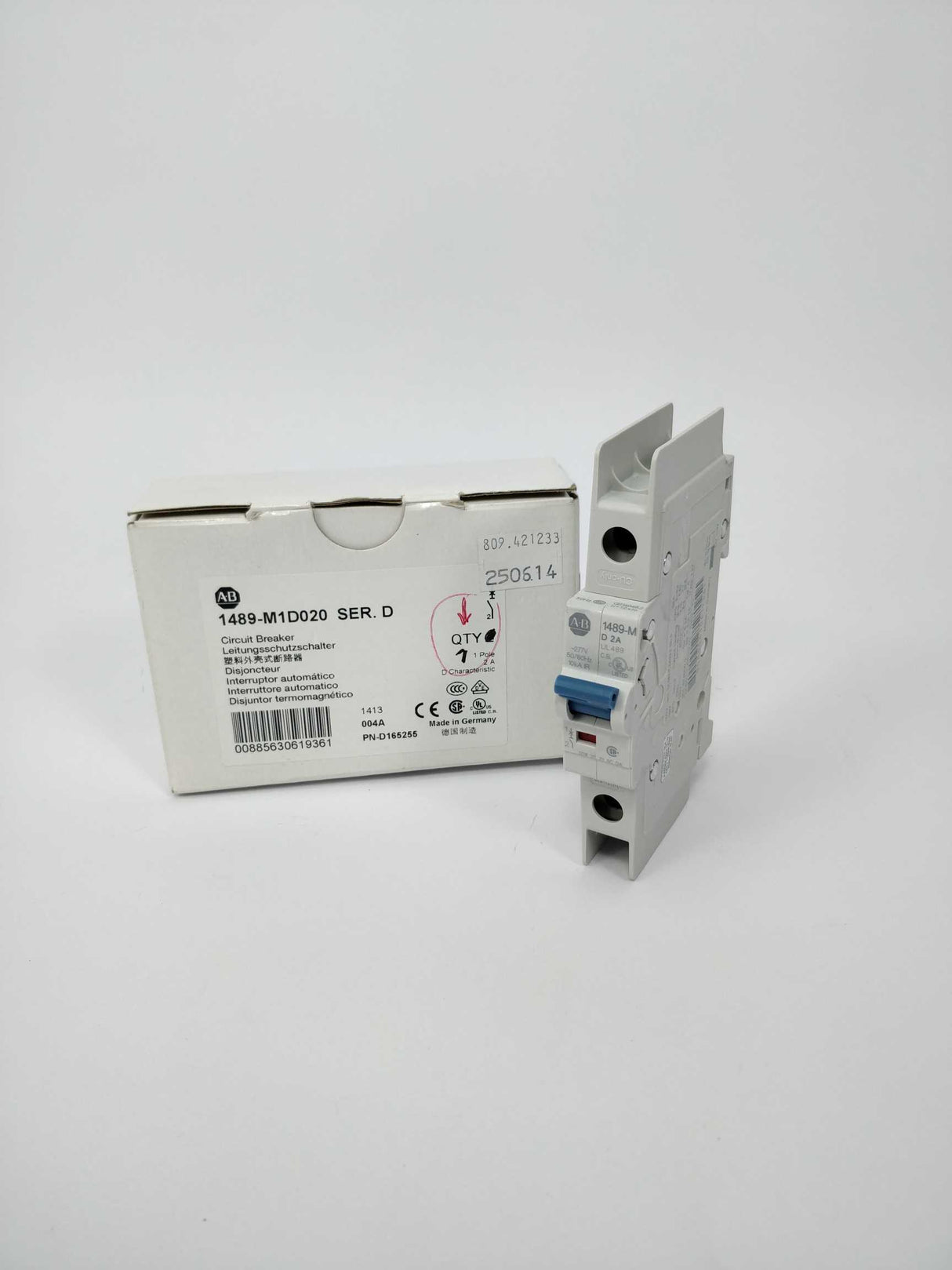 ALLEN-BRADLEY 1489-M1D020 SER.D Circuit Breaker