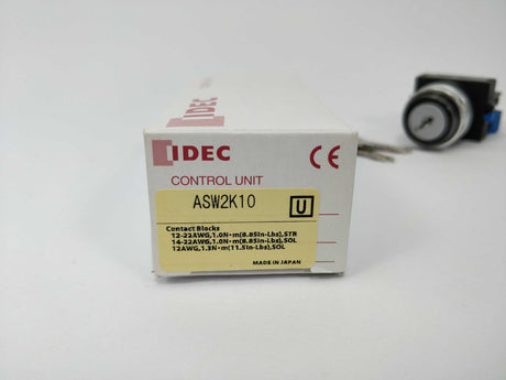 Idec ASW2K10 22MM TW SeriesSelector Switches