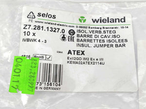 Wieland Z7.281.1327.0 IVBWK 4-3 Insulated jumper bar 10pcs