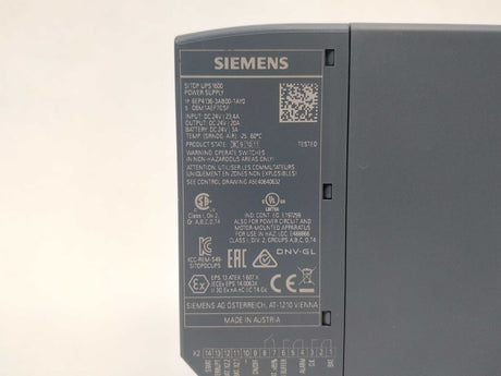 Siemens 6EP4136-3AB00-1AY0 24V/20A Sitop USB uninterruptible