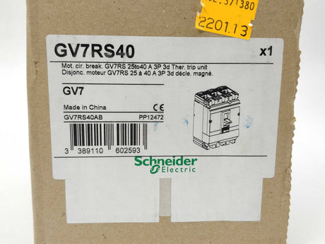 Schneider GV7RS40 TeSys GV7 circuit breaker