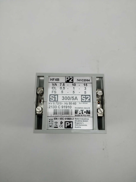 Eaton 741C2064 Current Transformer HF4B-300/5A