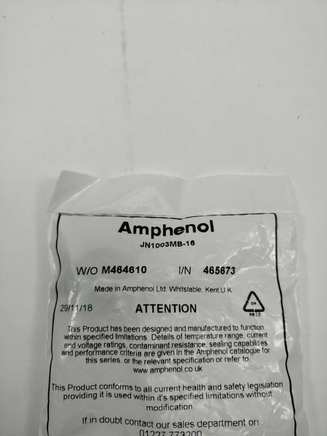 Amphenol JN1003MB-16 Dust cap cover size 16