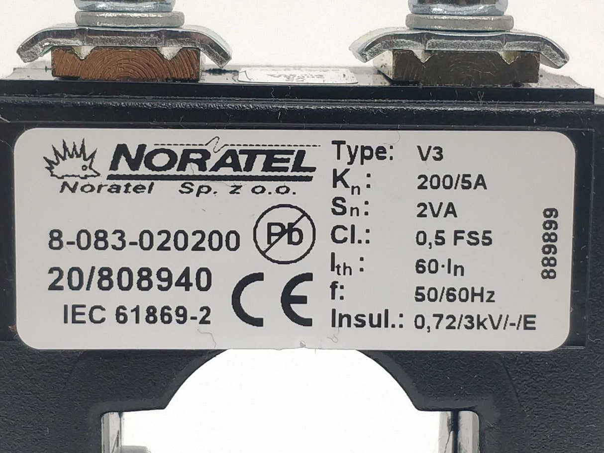 Noratel 8-083-020200 V3 200/5A