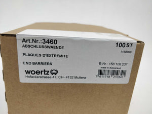 Woertz 3460 End barrier 100 Pcs.