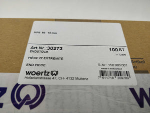 Woertz 30273 End piece 15mm