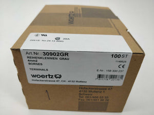 Woertz 30902GR Terminal DIN15 100 Pcs