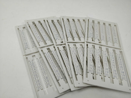 Woertz 35455/6902 Marking cards 6x9mm 11-20 50 Pcs.