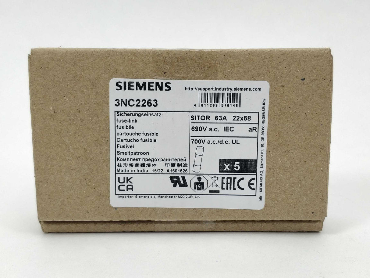 Siemens 3NC2263 FUSE-LINK