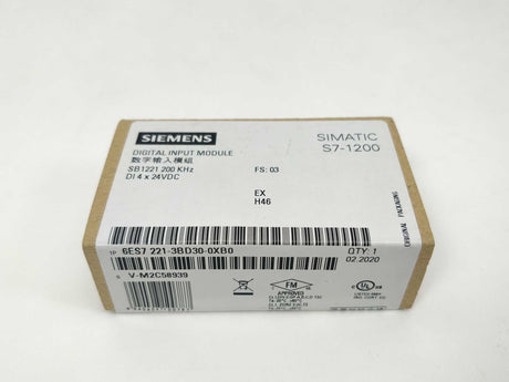 Siemens 6ES7221-3BD30-0XB0 SIMATIC S7-1200 DIGITAL INPUT MODULE
