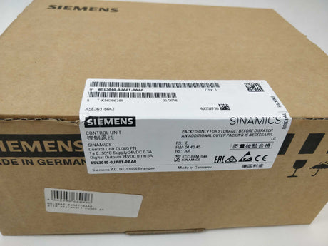 Siemens 6SL3040-0JA01-0AA0 Sinamics S110 Control Unit CU305 DP