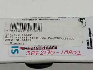 Siemens 3RF2170-1AA02 Semiconductor Relay