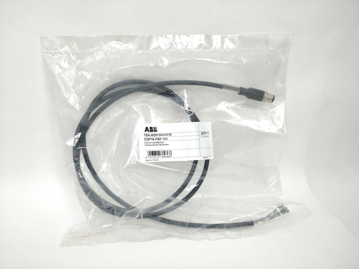 ABB 1SAJ929150R0015 CDP16-FBP.150 Extension Cable