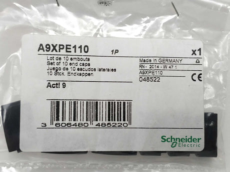 Schneider Electric 048522 End caps A9XPE110