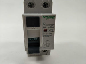 Schneider Electric 23354 Residual Current Circuit Breaker 2P-25A-30mA-A