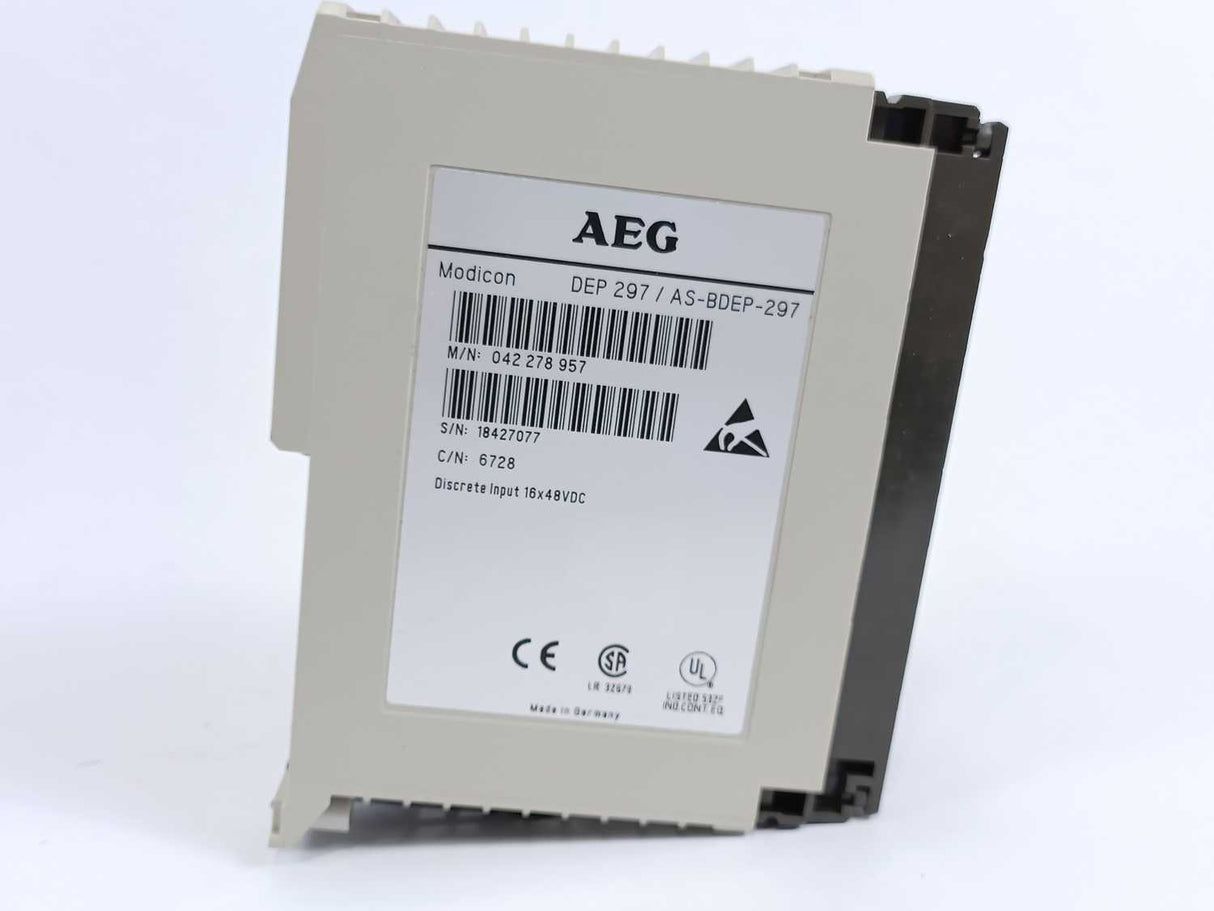 AEG DEP 297/AS-BDEP-297 Modicon Discrete Input 16x48VDC